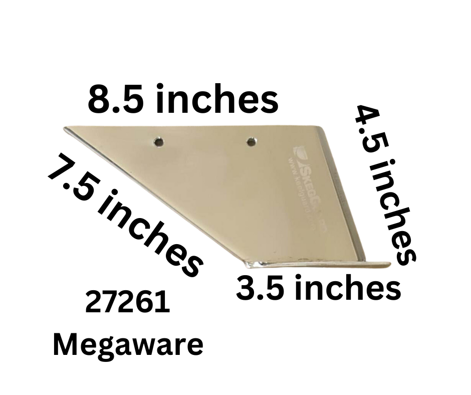 Tohatsu MegaWare SkegGuard Protector - Replacement For 40-140hp Motors (Fits 27071, 27171)