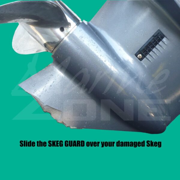 Johnson Evinrude ETEC & HO or OMC 150-300hp Outboards Skeg Guard Replacement - Skeggard - Image 2