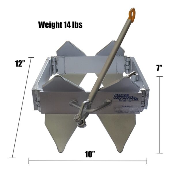 Slide anchor box anchor 5.5KG - suits boats up to 18Foot (5.5M) - extra small - Image 6