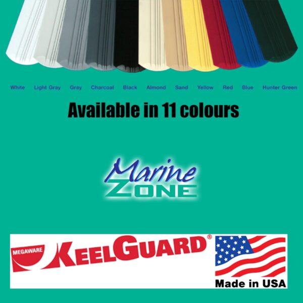 Keel Guard 10 Feet Keel Protector Megaware, Suits Boat Length- Up to 26 Feet(8metres)