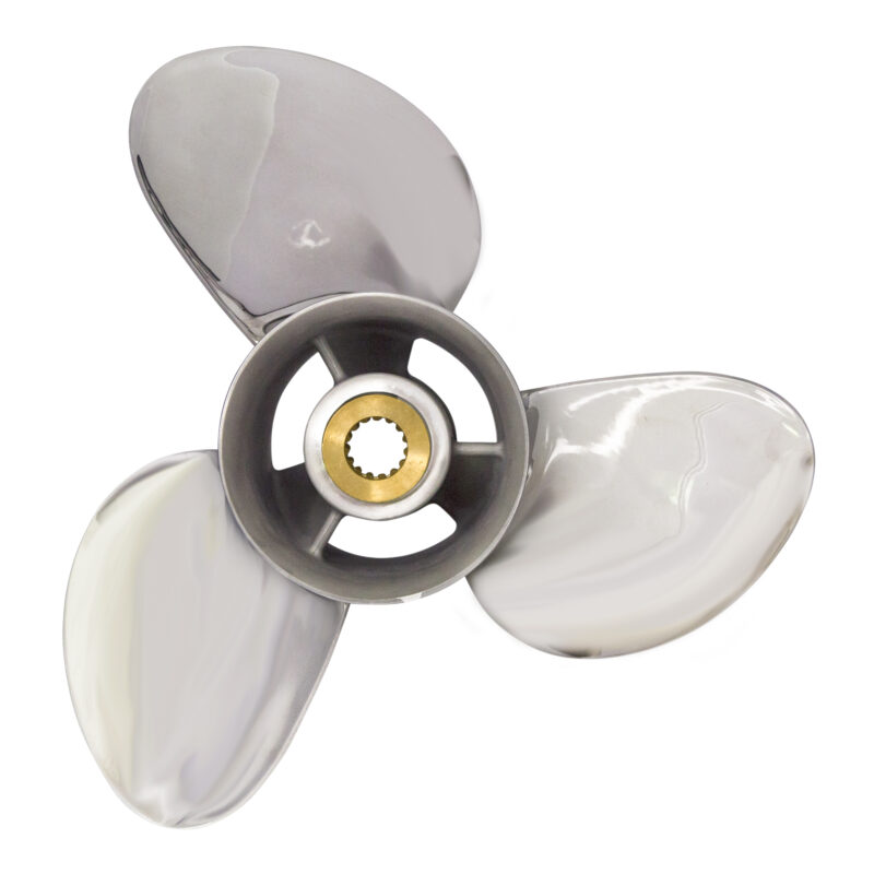 thumbnail image 2 of Aluinu Outboard Cupped Propeller Boat Prop 9 7/8X12 For - Want It All 2 of 13