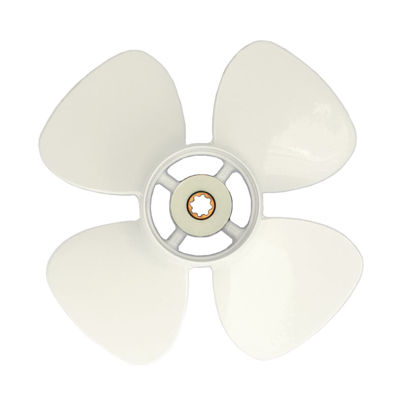 thumbnail image 2 of 4-Blade Aluminum Propeller For Honda BF8/9.9/15/20HP Outboards - High Thrust Boat Prop Replacement 2 of 14